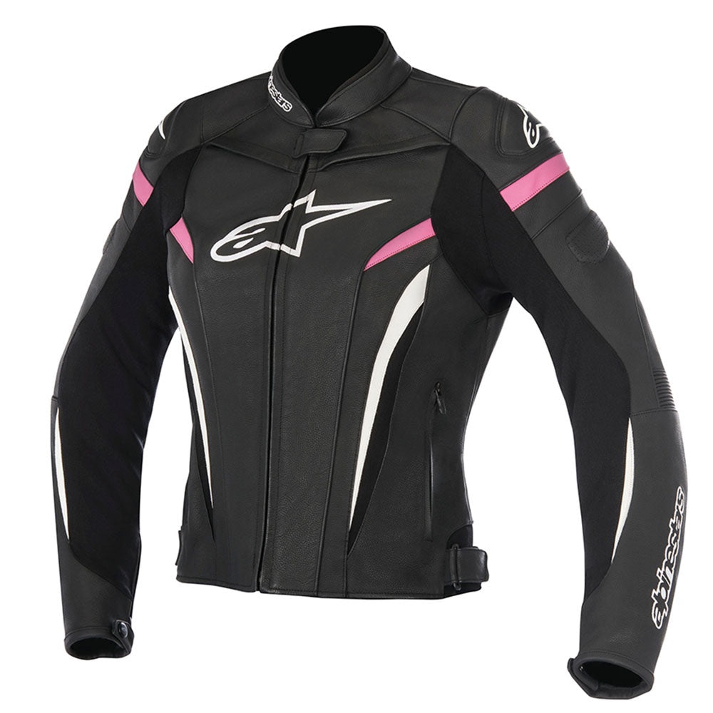 Alpinestars Stella GP Plus R V2 Leather Jacket - Black Fuchsia