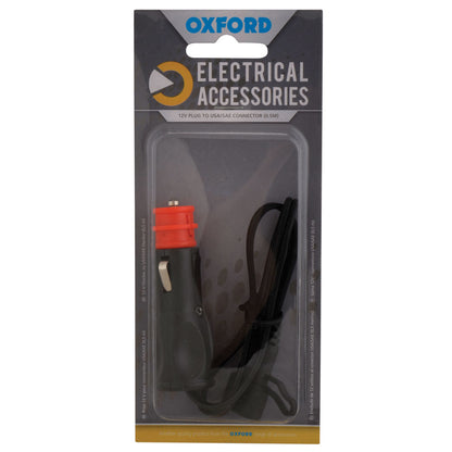 Oxford 12Vplug to USA / SAE connector (0.5mtr lead)