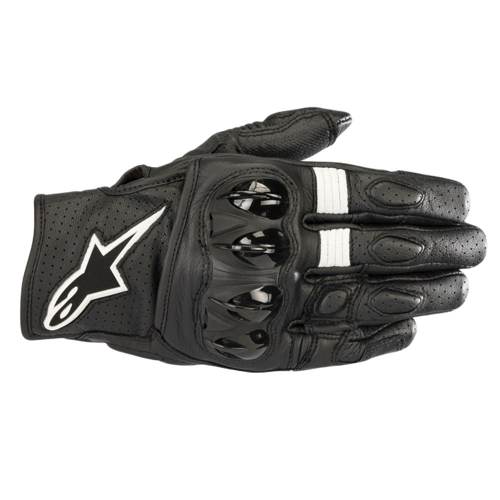 Alpinestars Celer V2 Short Leather Gloves - Black