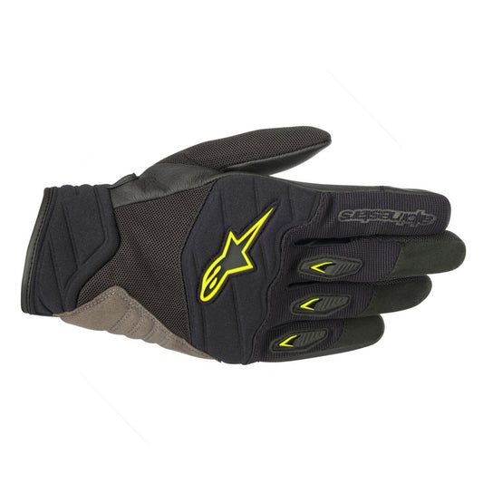 Alpinestars Shore Gloves - Black Yellow Fluo