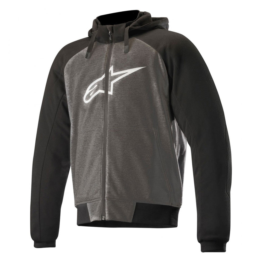 Chrome Sports Hoodie - Anthracite / Black / White .