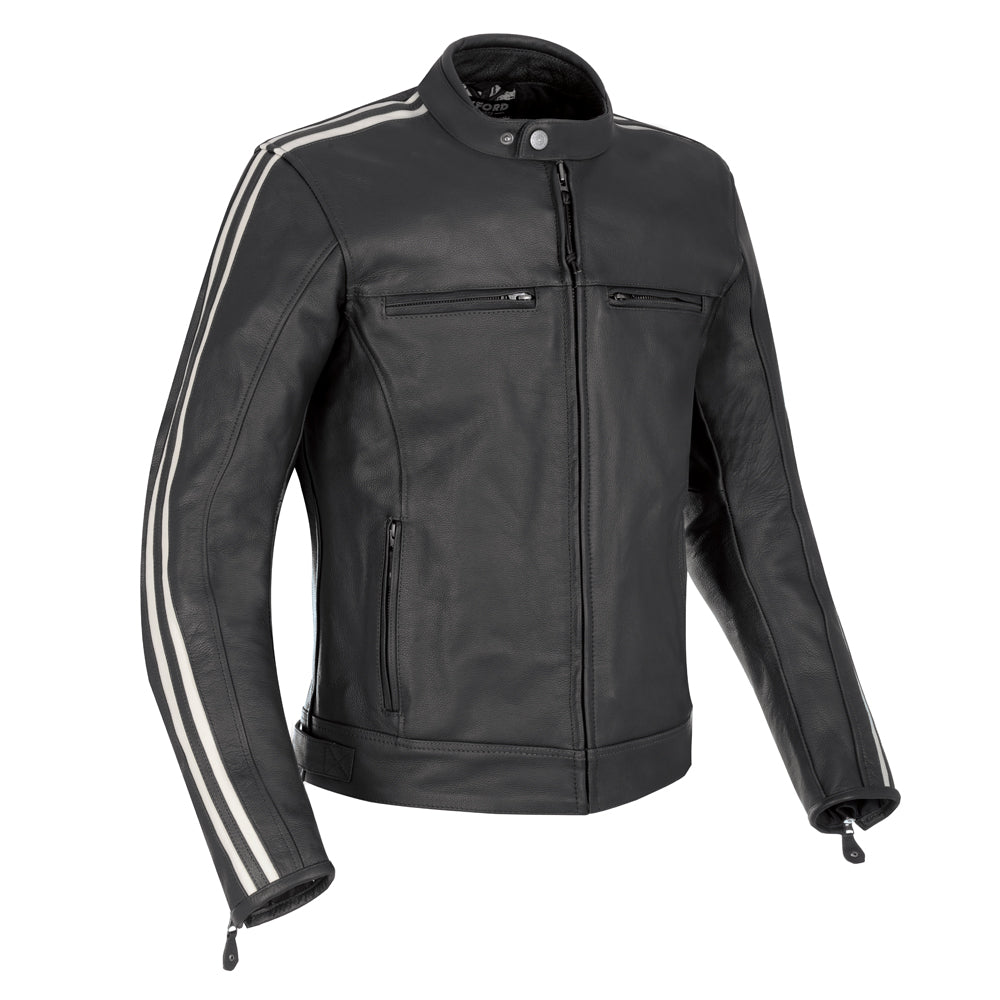 Oxford Oxford Bladon Leather Jacket Black