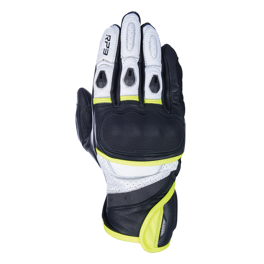 Oxford RP-3 MS Short Sports Glove Black / White / Fluo S