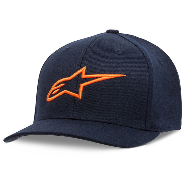 Alpinestars Ageless Curve Hat - Navy / Orange