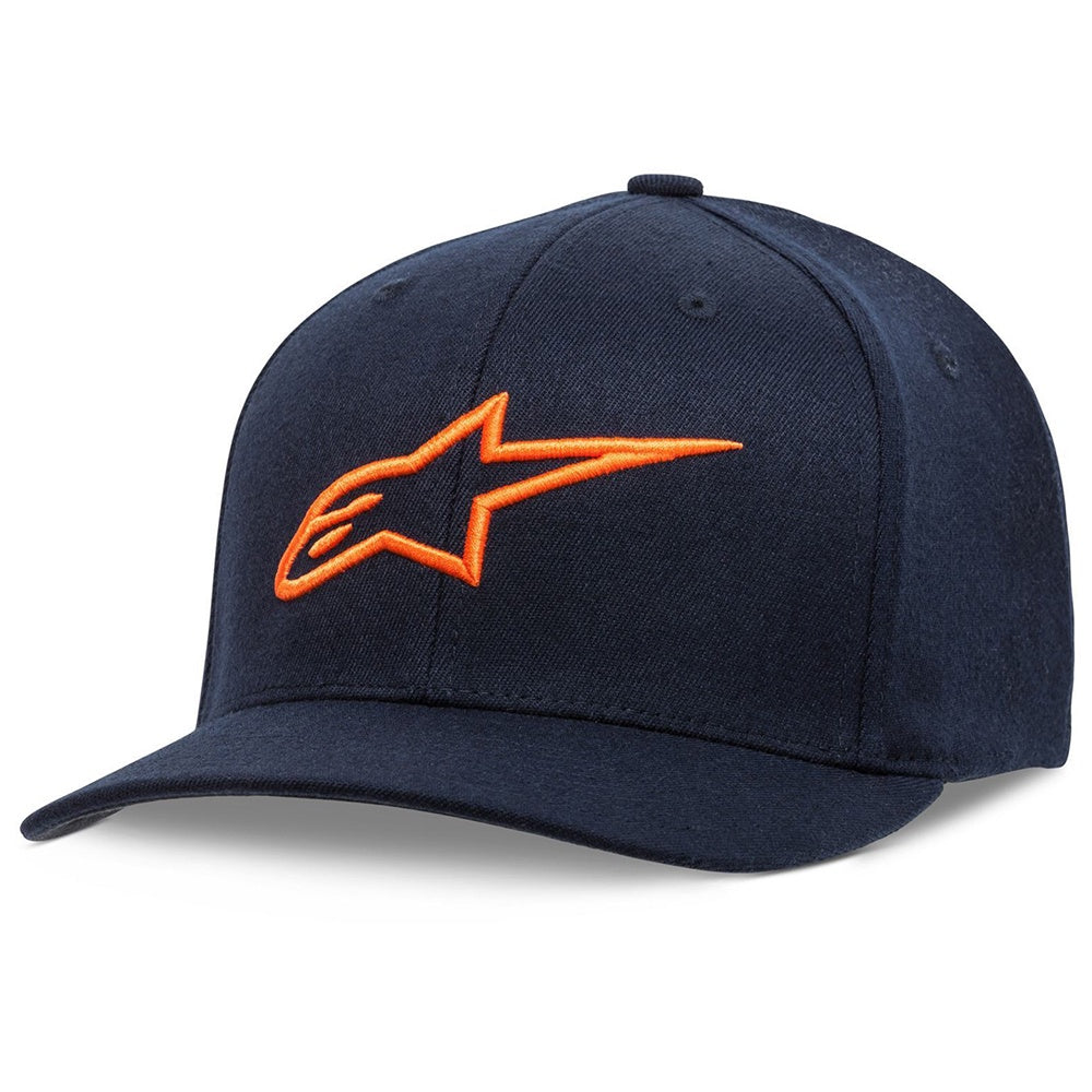 Alpinestars Ageless Curve Hat - Navy / Orange