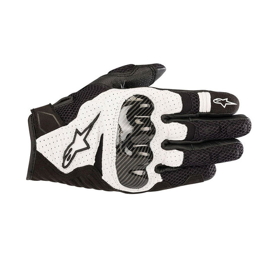 Alpinestars SMX-1 Air V2 Mesh Gloves - Black / White