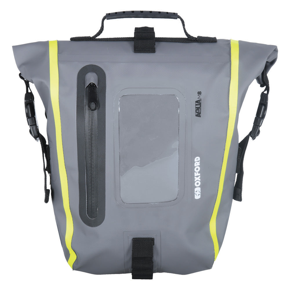 Oxford Aqua M8 Tank Bag Black / Grey / Fluo
