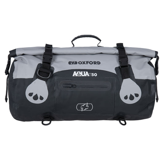Oxford AQUA T-50 ROLL BAG - GREY / BLACK