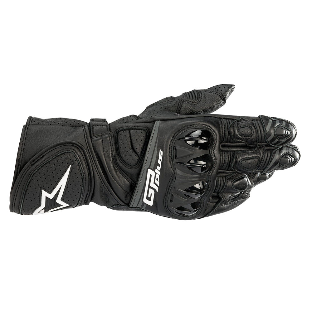 GP Plus R V2 Leather Gloves - Black