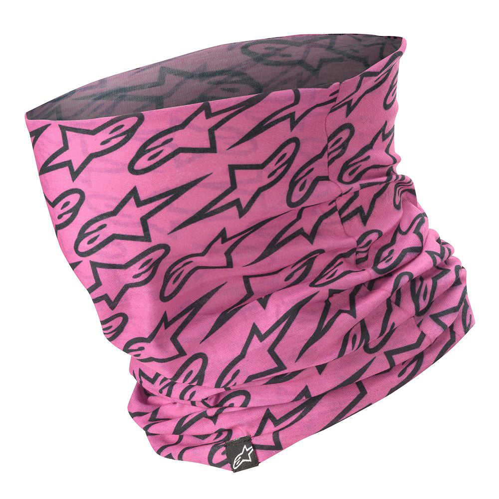 Alpinestars Neck Tube - Fuchsia / Black