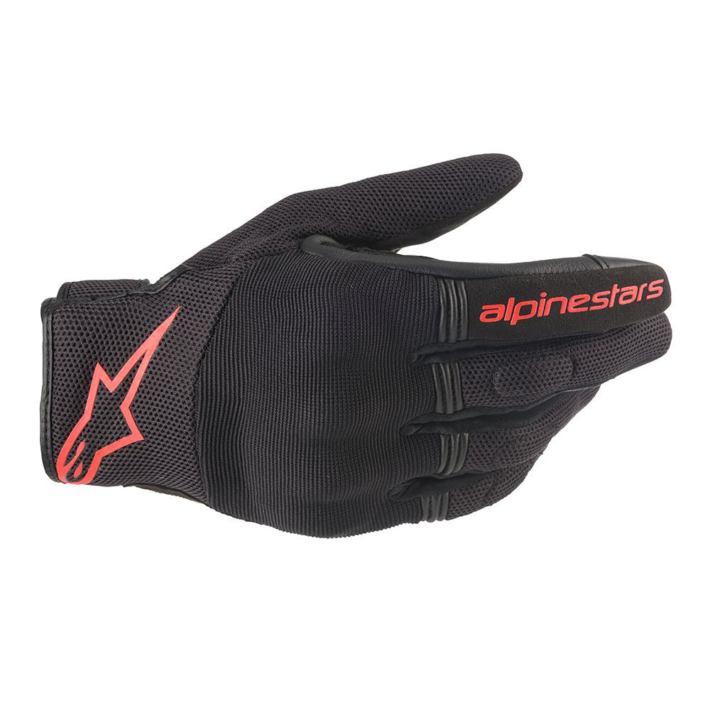 Alpinestars Copper Gloves - Black / Red Fluo