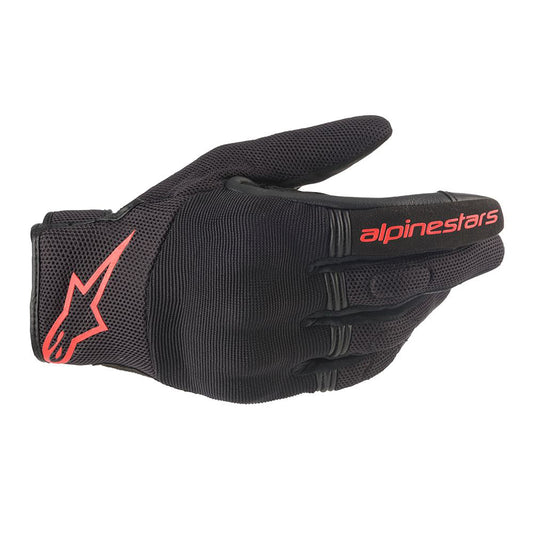 Alpinestars Copper Gloves - Black / Red Fluo