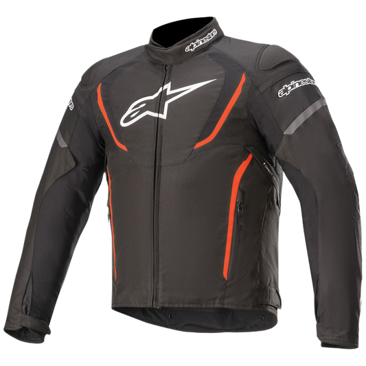 Alpinestars T-Jaws v3 Waterproof Jacket Black & Red Fluo