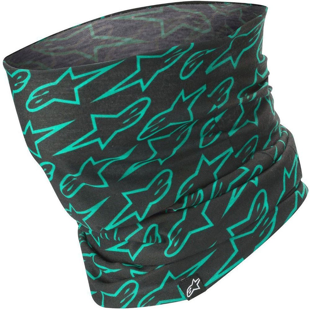 Neck Tube Black Teal