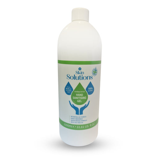 SKIN SOLUTIONS 1 Litre refill bottle Anti-Bacterial Gel with alcohol