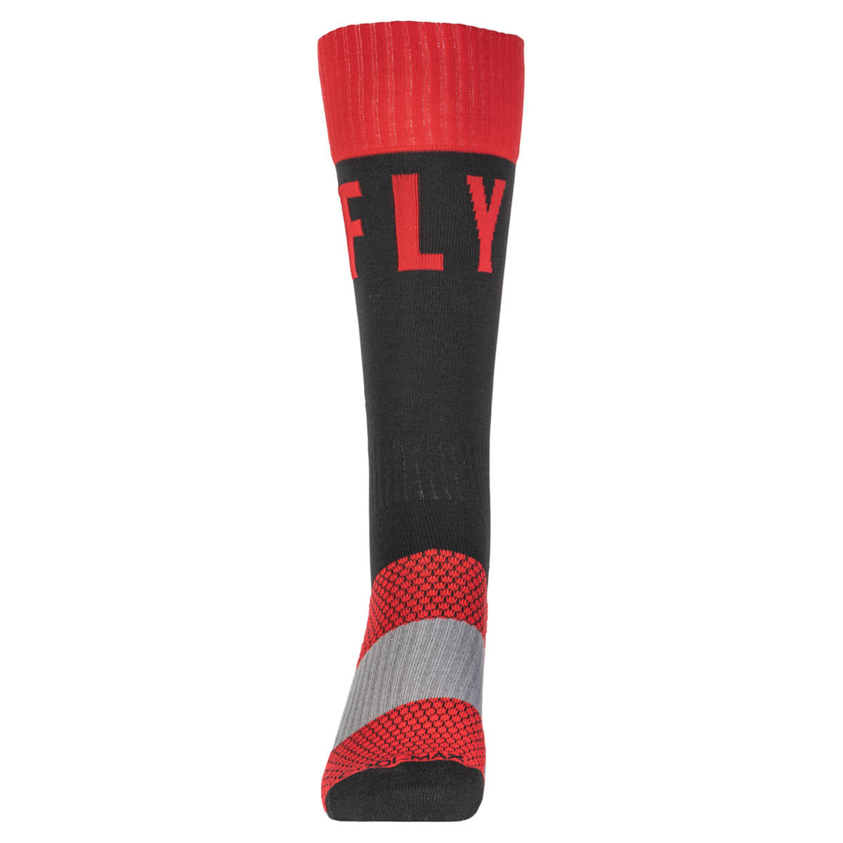 Fly Mx Pro Thin Socks - Red / Black