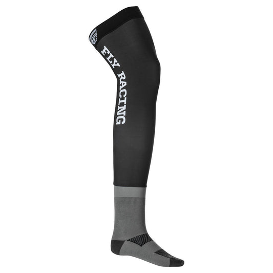 Fly Knee Brace Socks - Black / Grey / White