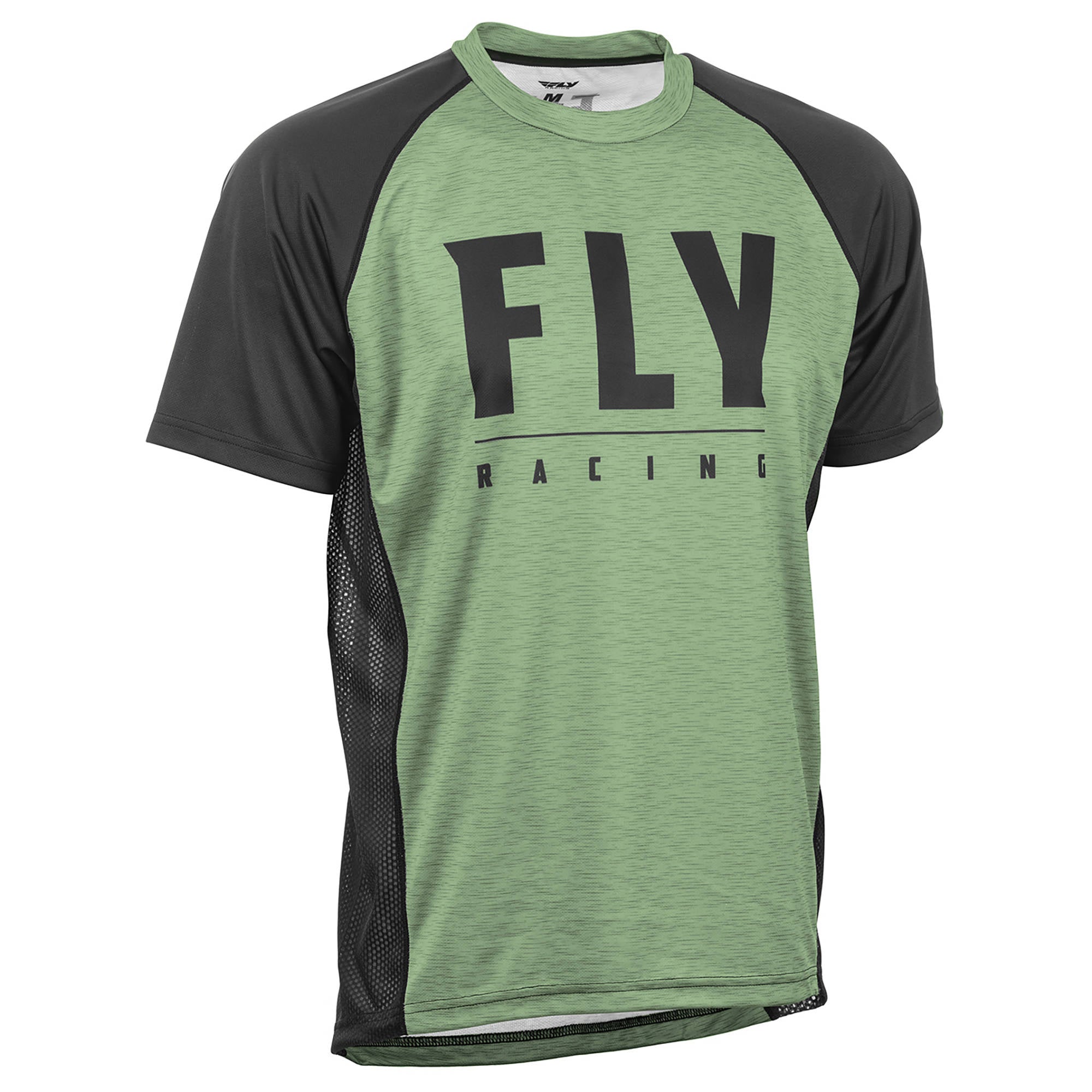 Fly Super D Mountain Bike Jersey - Sage Heather / Black