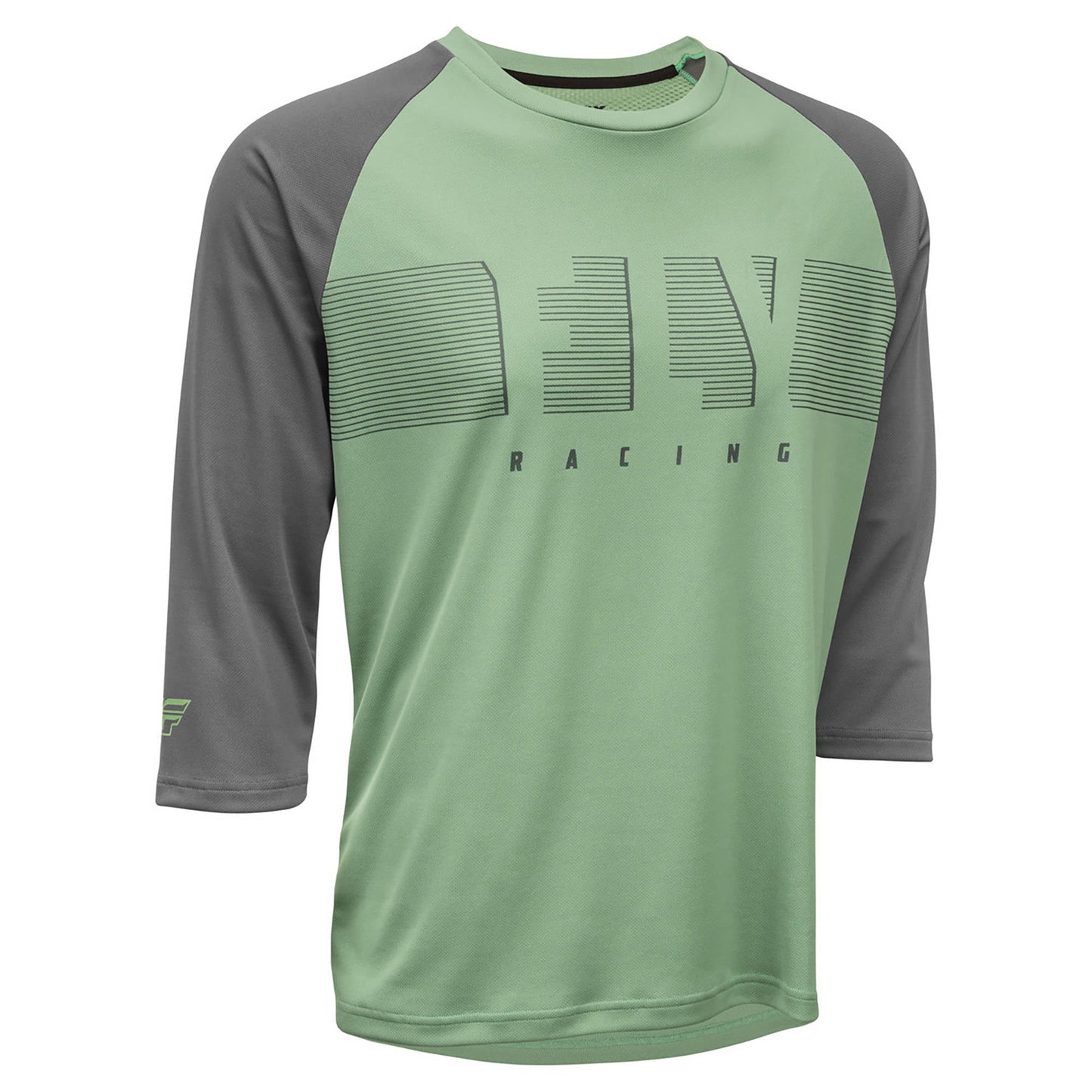 Fly Ripa 3 / 4 Jersey - Sage / Charcoal Grey