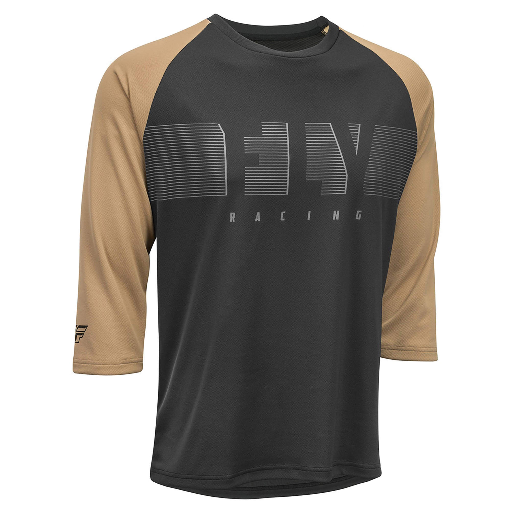 Fly Ripa 3 / 4 Jersey - Black / Khaki