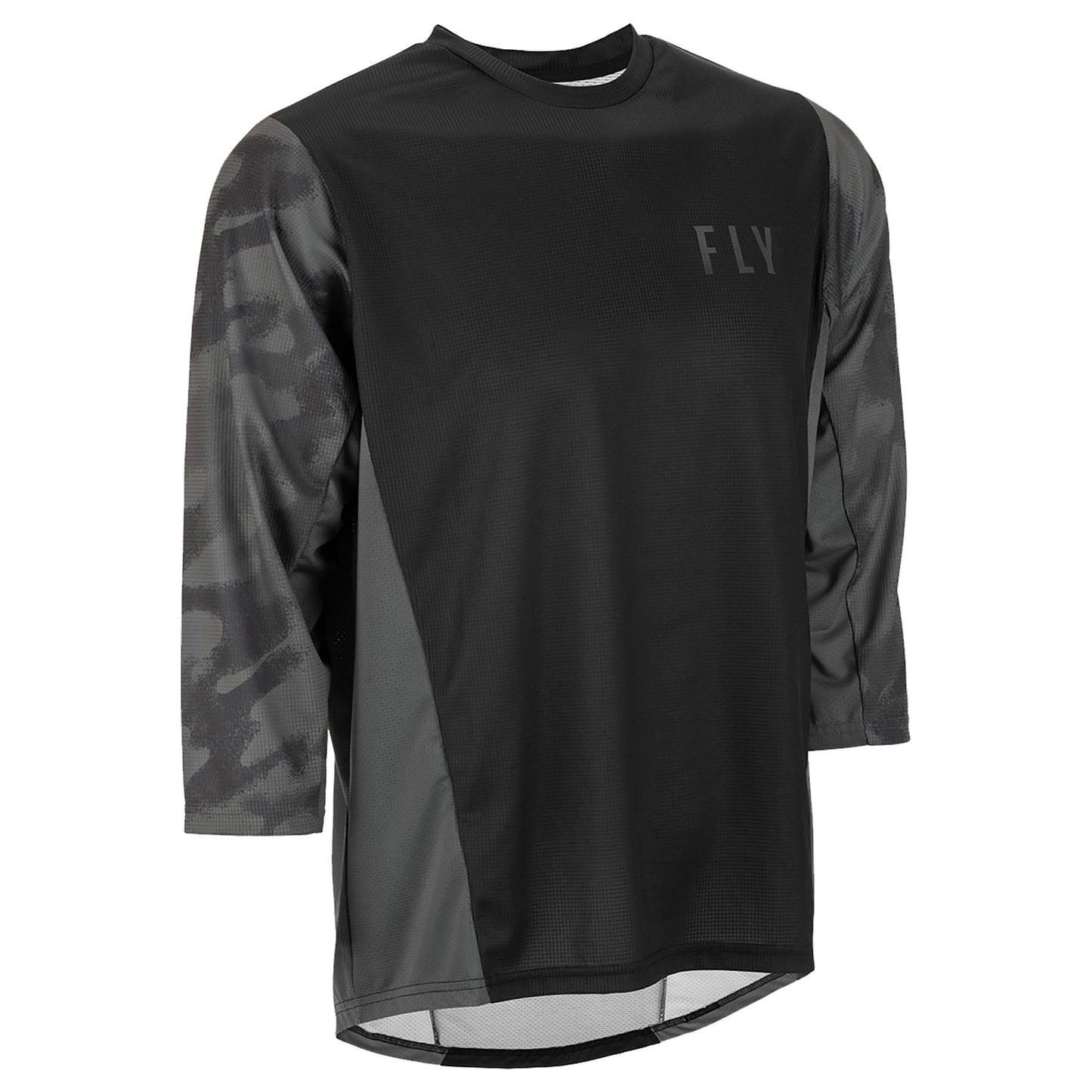 Fly Rippa 3 / 4 22 Mountain Bike Jersey - Black / Grey Camo