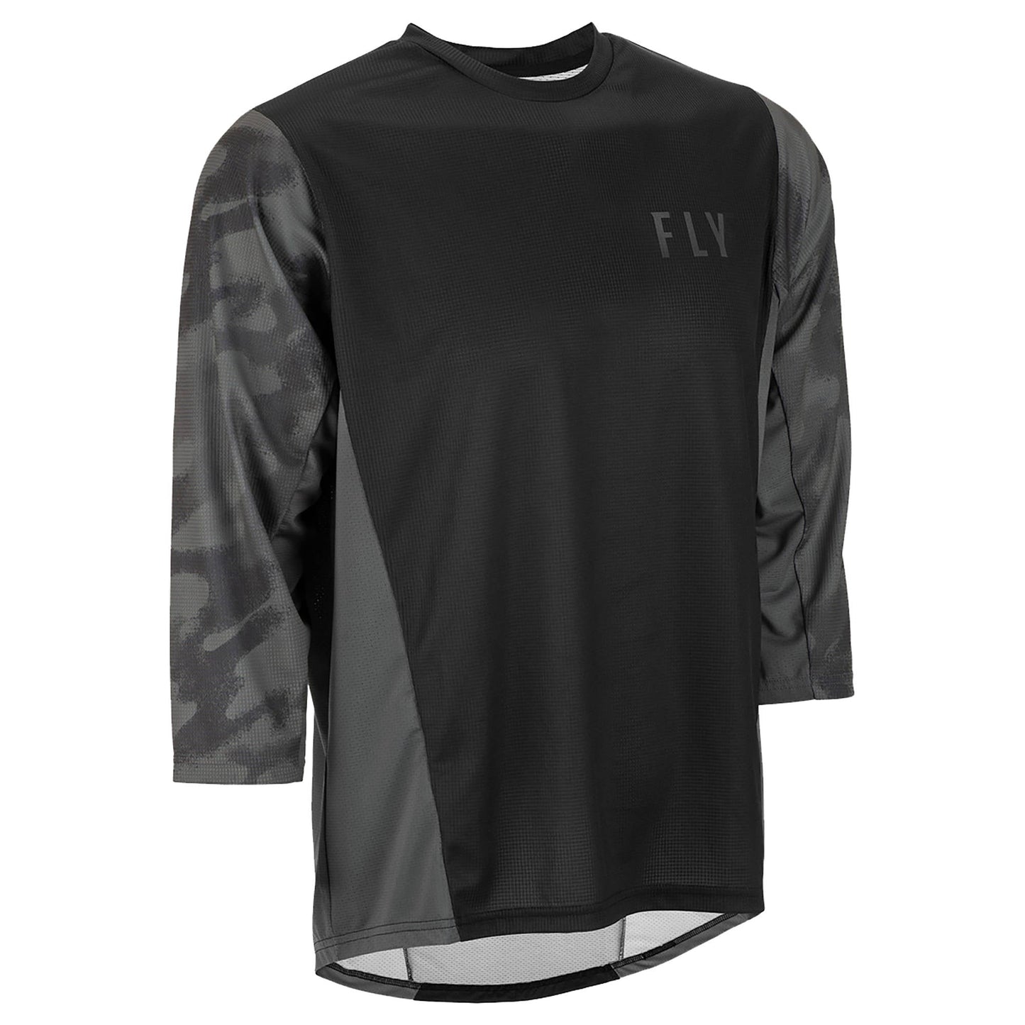 Fly Rippa 3 / 4 22 Mountain Bike Jersey - Black / Grey Camo