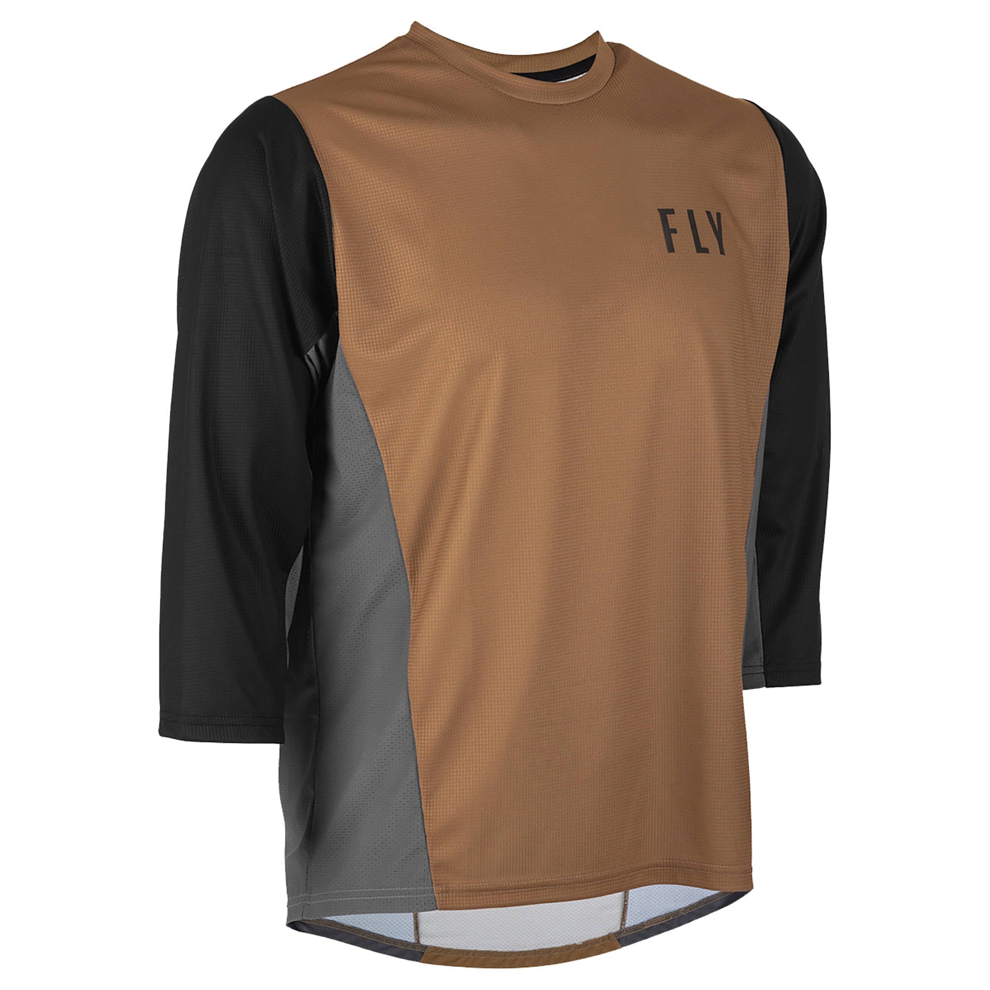 Fly Rippa 3 / 4 22 Mountain Bike Jersey - Dark Khaki / Black