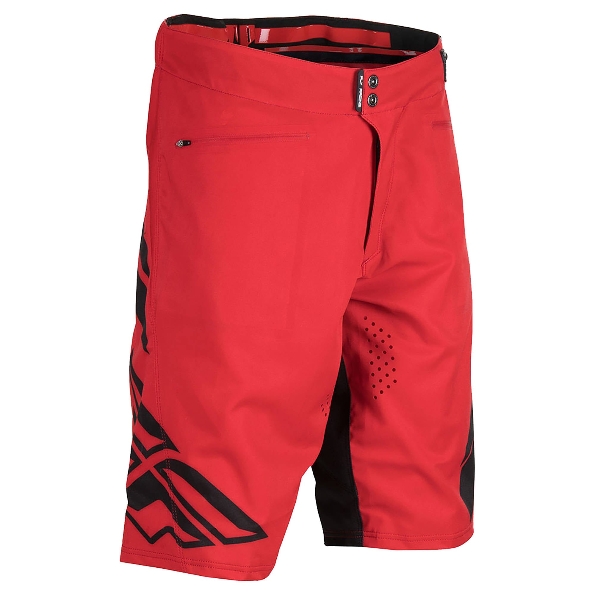 Fly Radium Mountain Bike Shorts - Red / Black