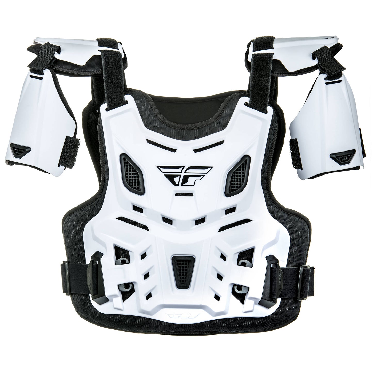 Fly Revel CE Chest Protector Youth White