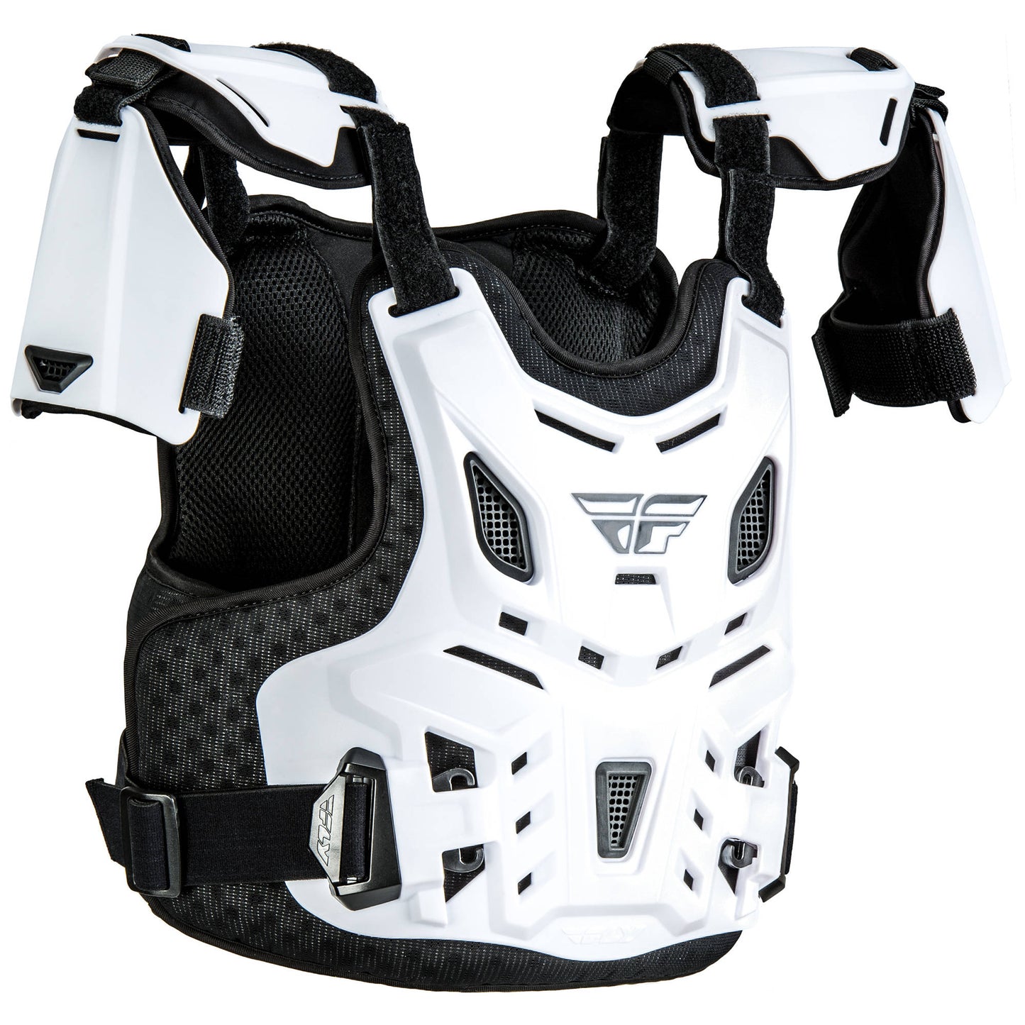 Fly Revel CE Chest Protector Youth White