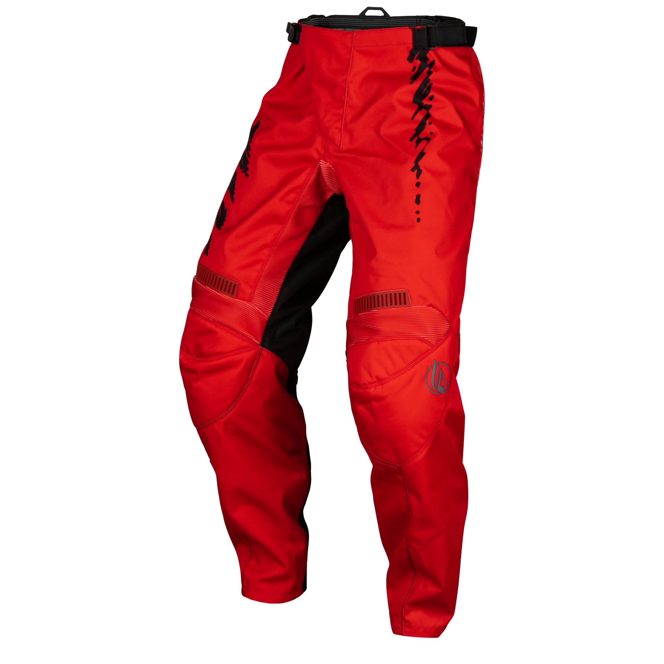 Fly F-16 2024 Youth Pants - Red / Black / Grey