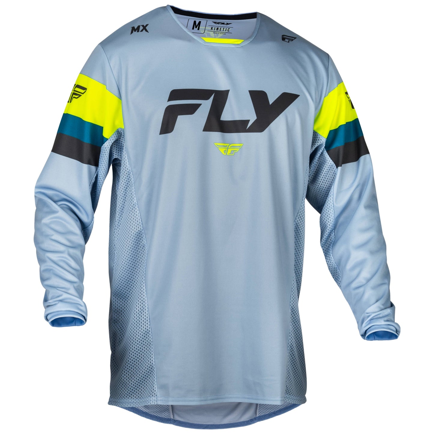 Fly Kinetic 2024 Prix Jersey - Ice Grey / Charcoal / Hi-Viz