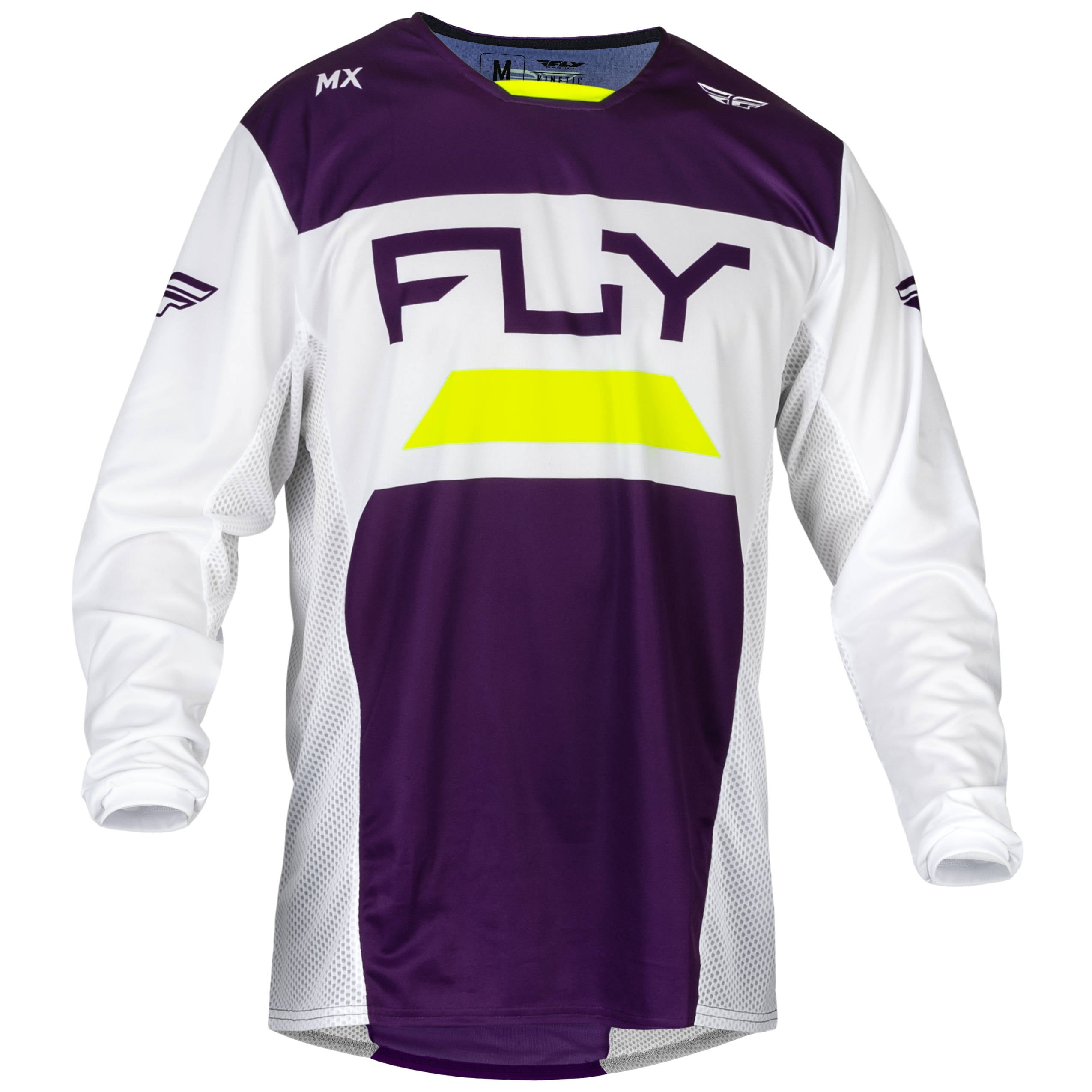 Fly Kinetic 2024 Reload Jersey - Deep Purple / White / Hi-Viz