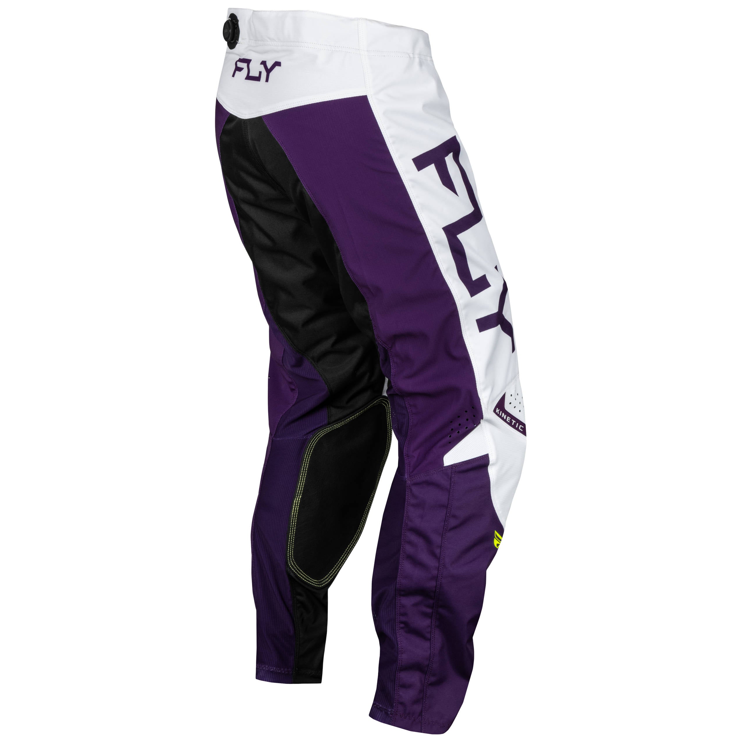 Fly Kinetic 2024 Reload Pants - Deep Purple / White / Hi-Viz