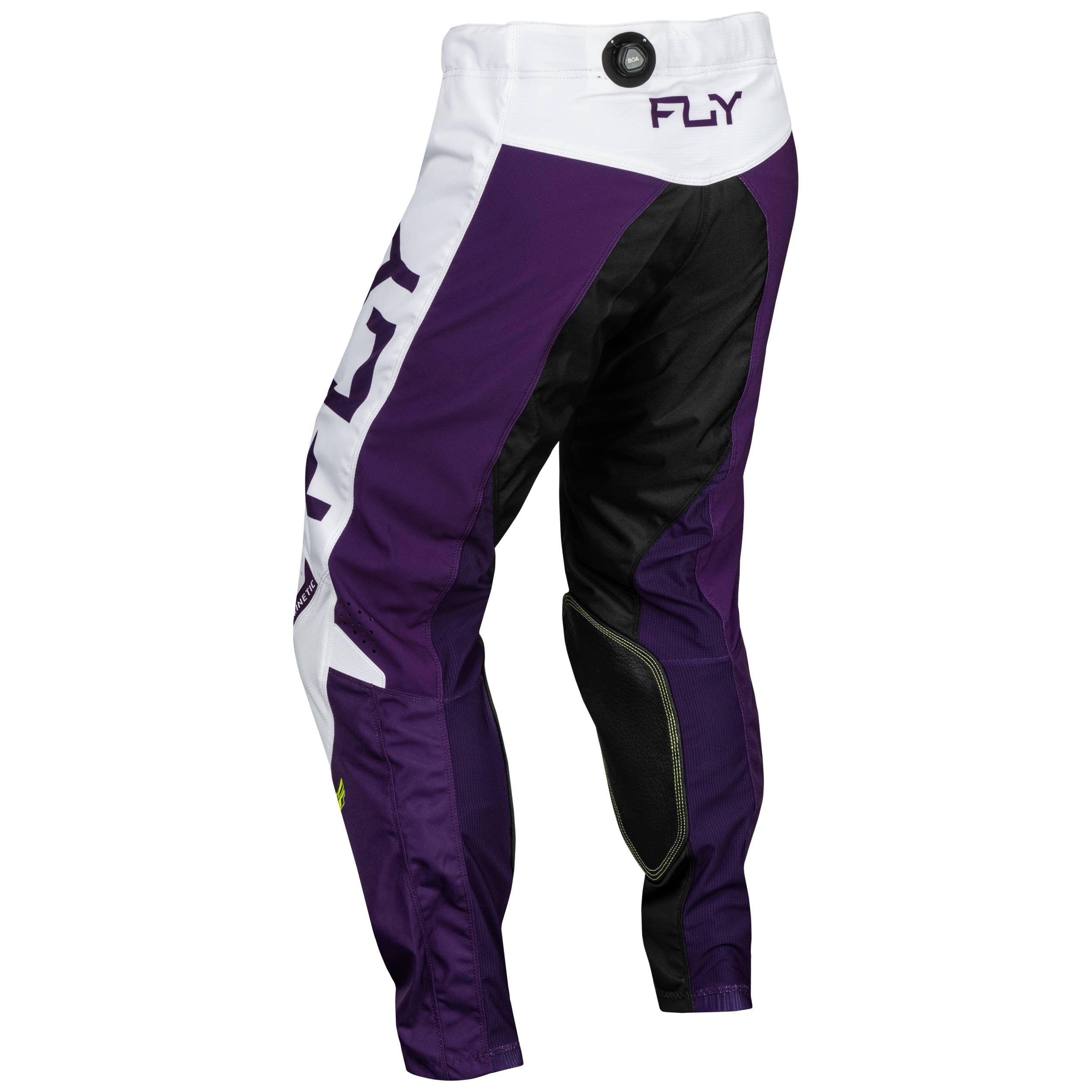 Fly Kinetic 2024 Reload Pants - Deep Purple / White / Hi-Viz