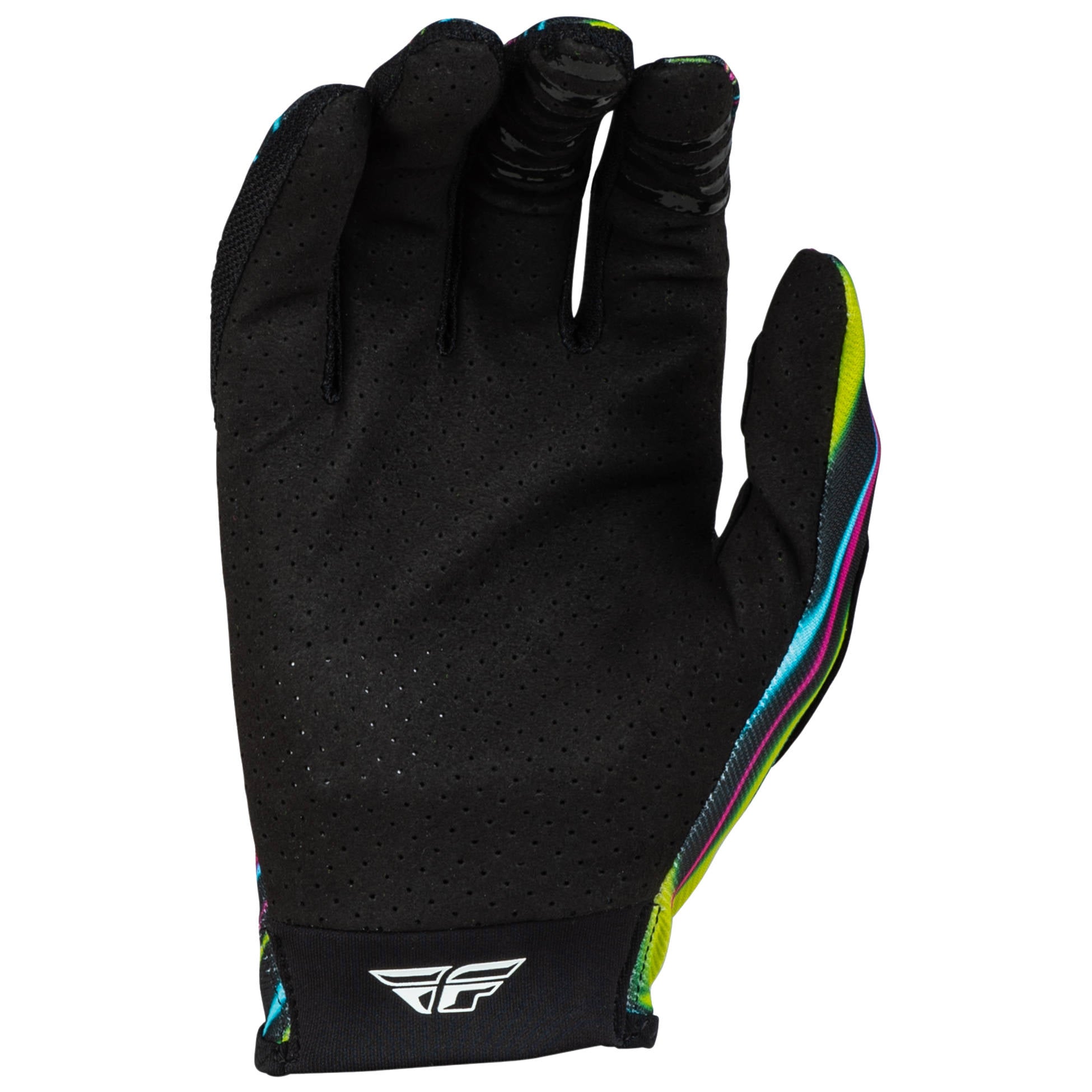 Fly Lite 2024 Gloves - Warped Black / Pink / Electric Blue