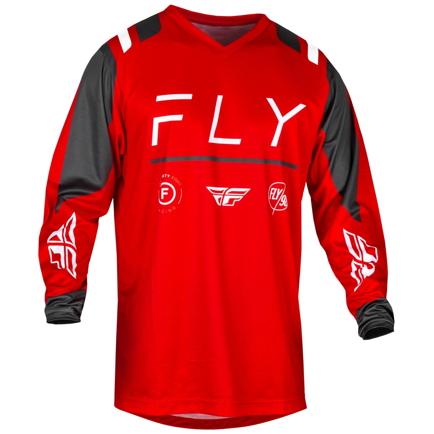 Fly F-16 2024 Jersey - Red / Charcoal / White