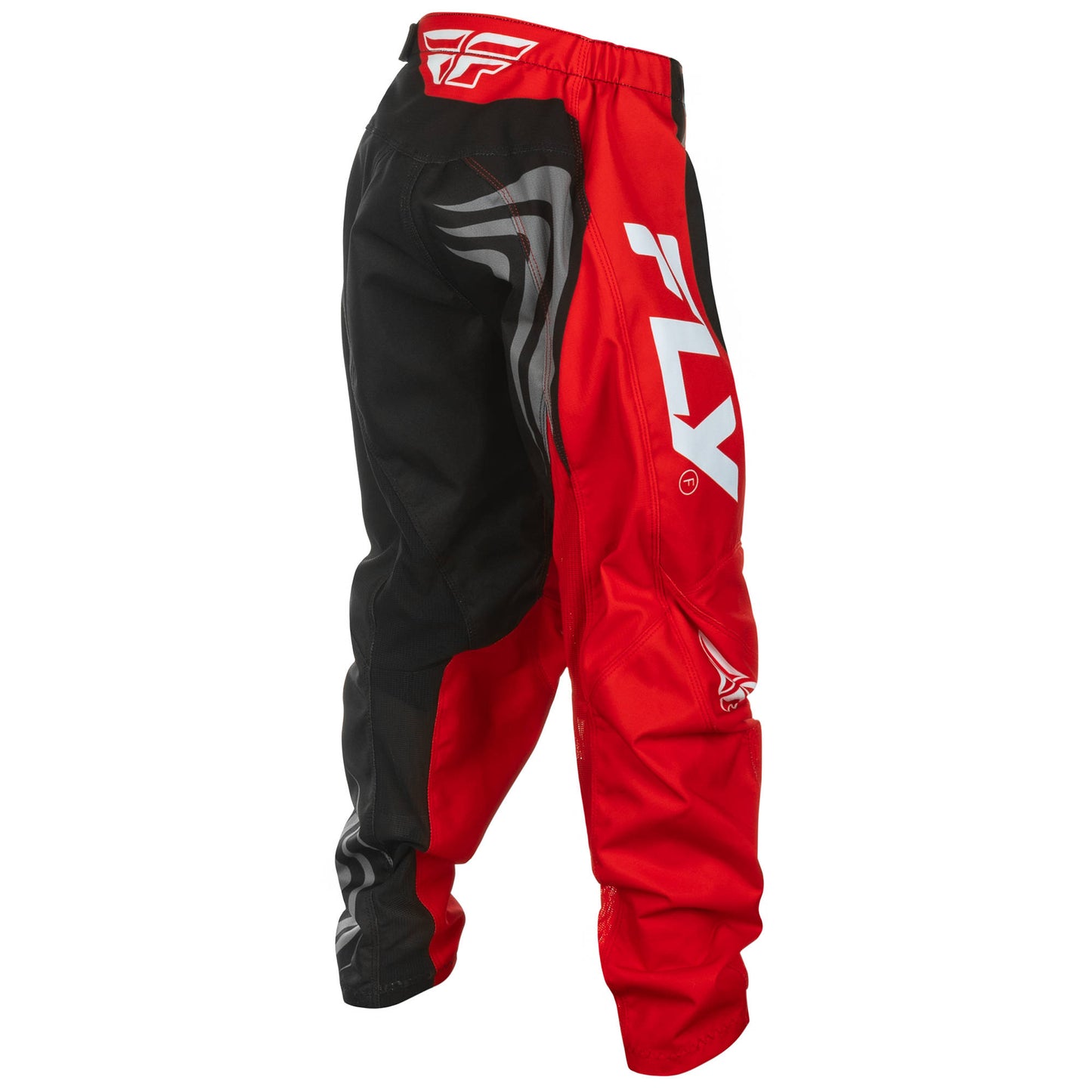 Fly F-16 2025 Youth Pants - Black / Red / White