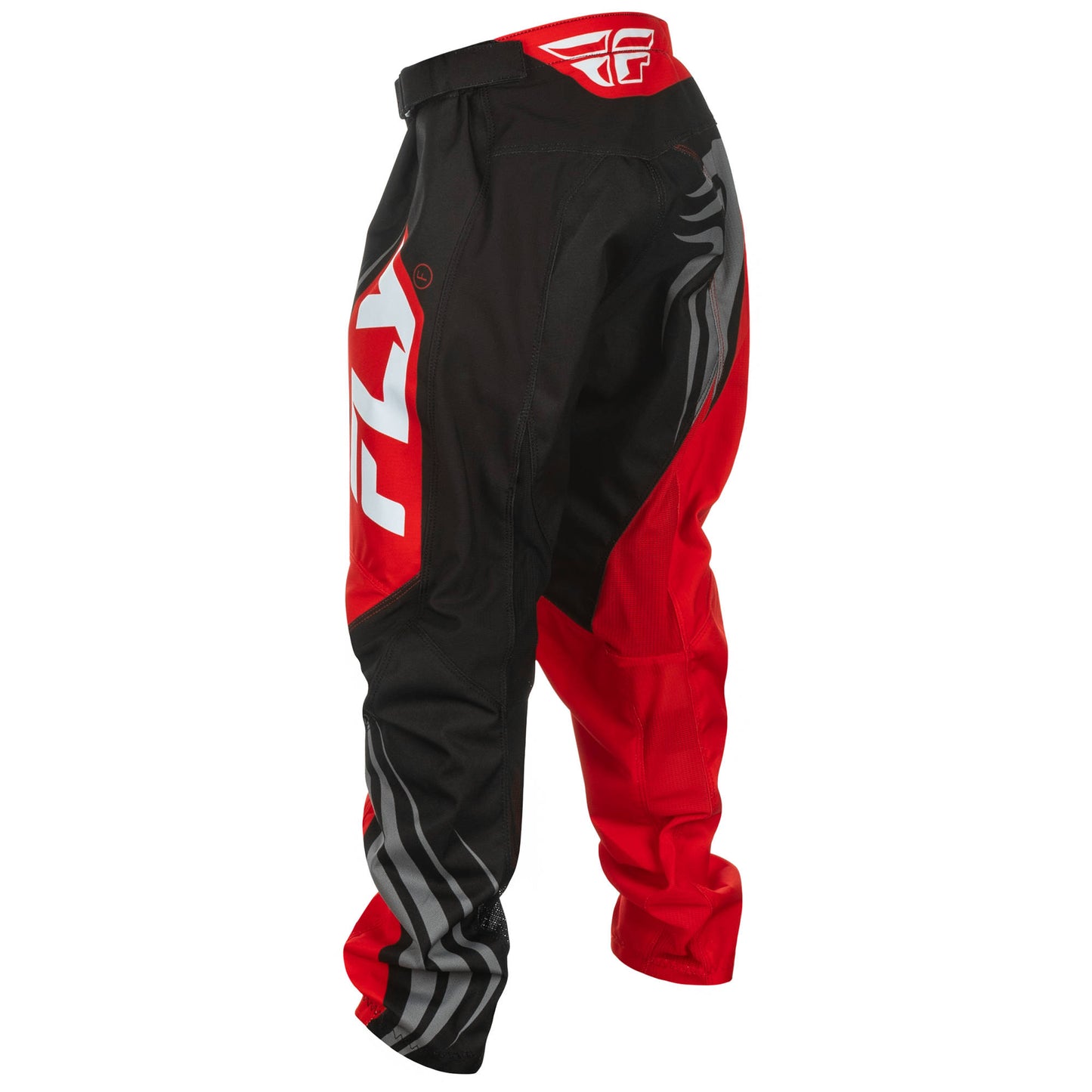 Fly F-16 2025 Youth Pants - Black / Red / White