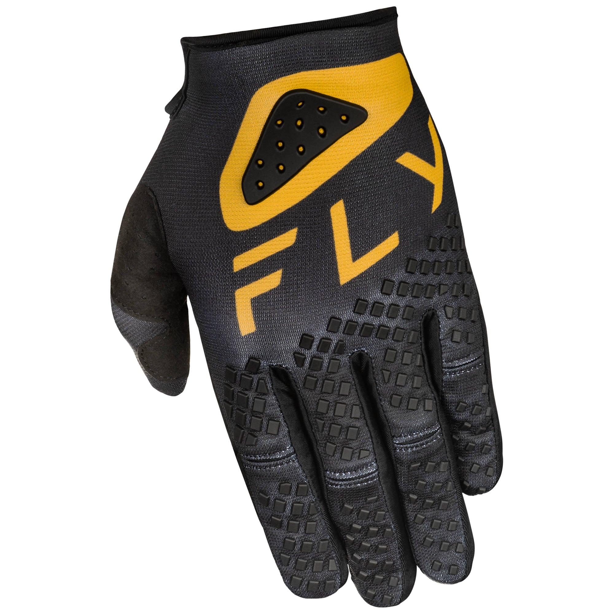 Fly Kinetic 2025 Centre Gloves - Black / Gold