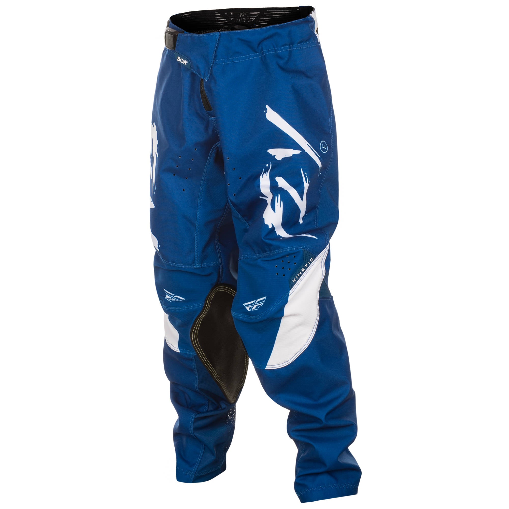 Fly Kinetic 2025 Stoke Youth Pants - Navy / White