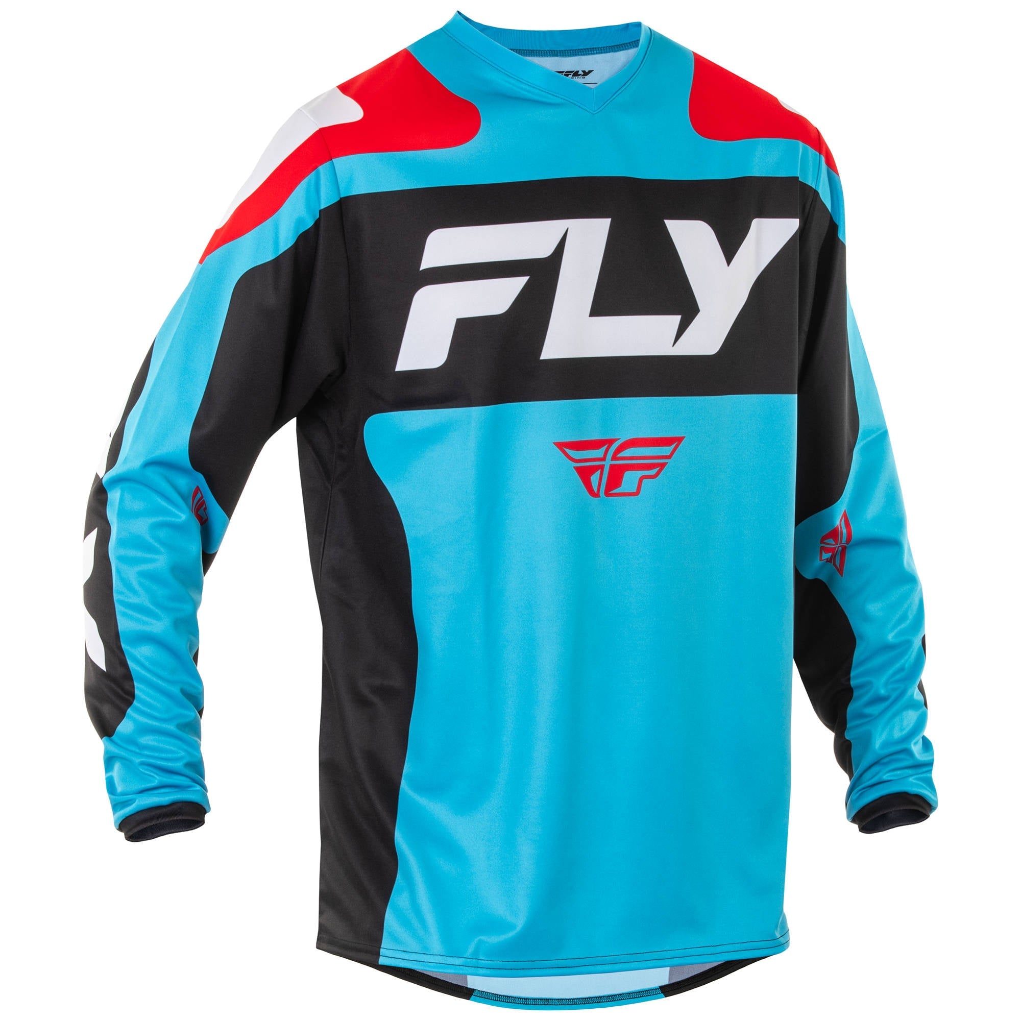 Fly F-16 2025 Jersey - Cyan / Black / White