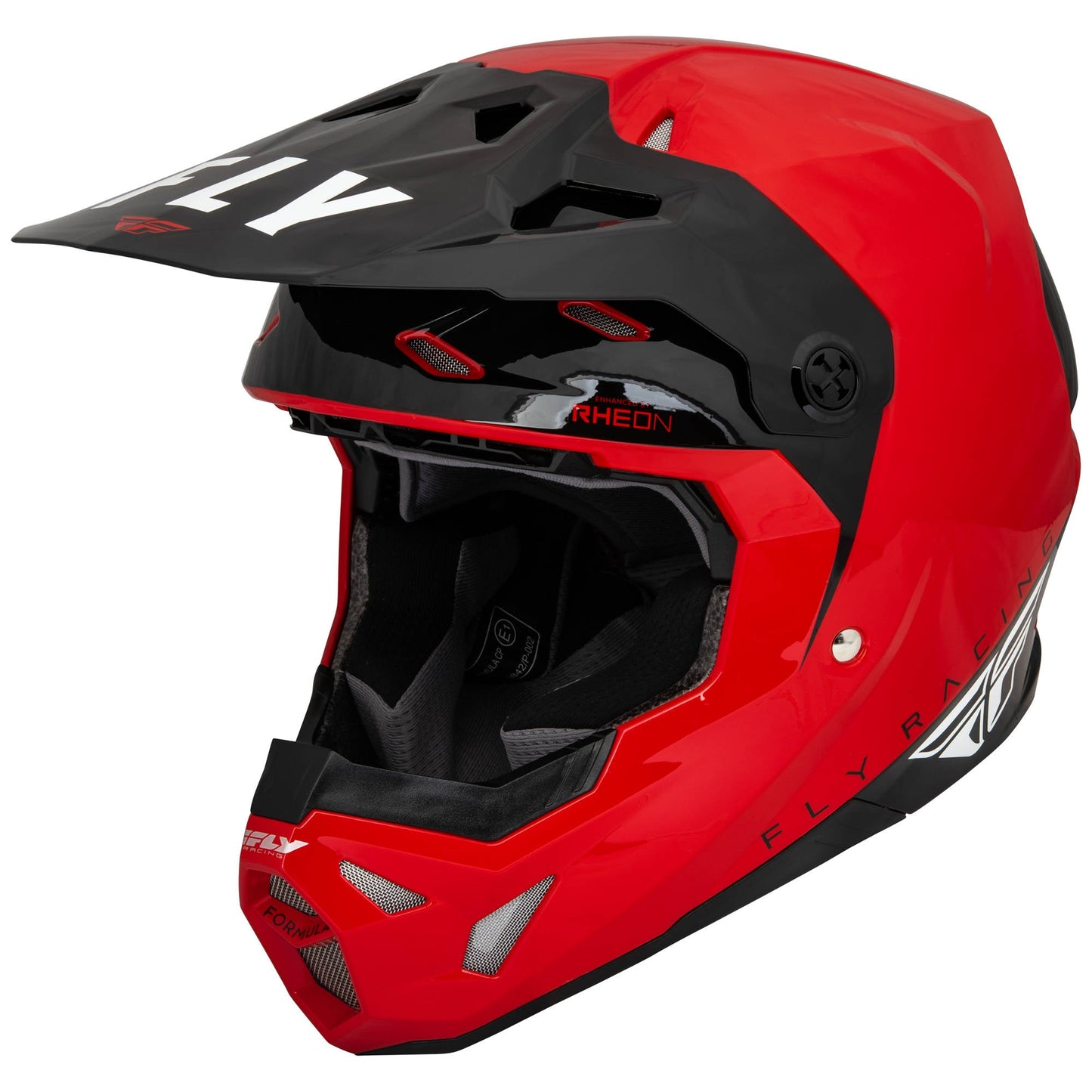 Fly Formula CP Slant Helmet - Red / Black / White