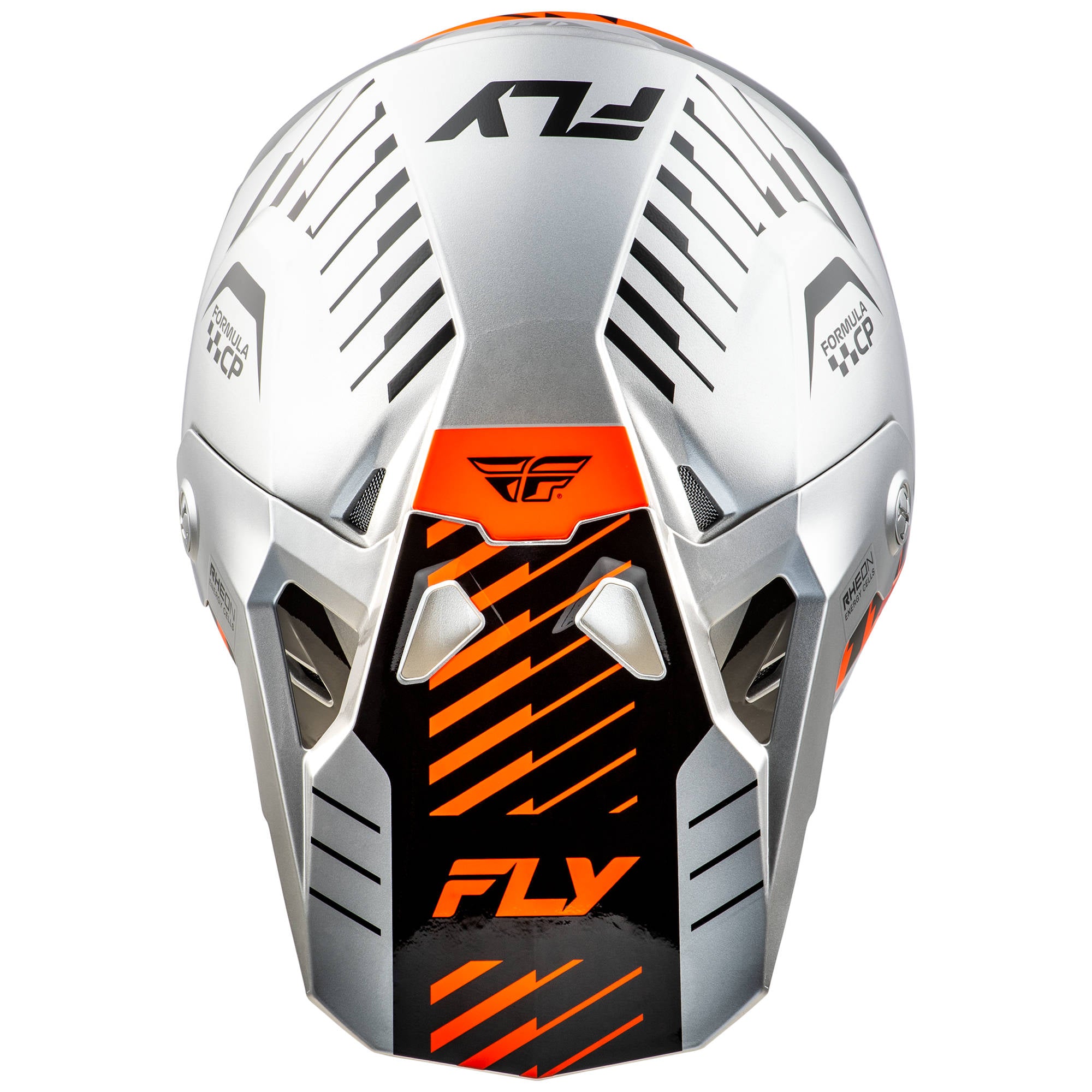 Fly Formula CP Slice Helmet - Grey / Orange / Black