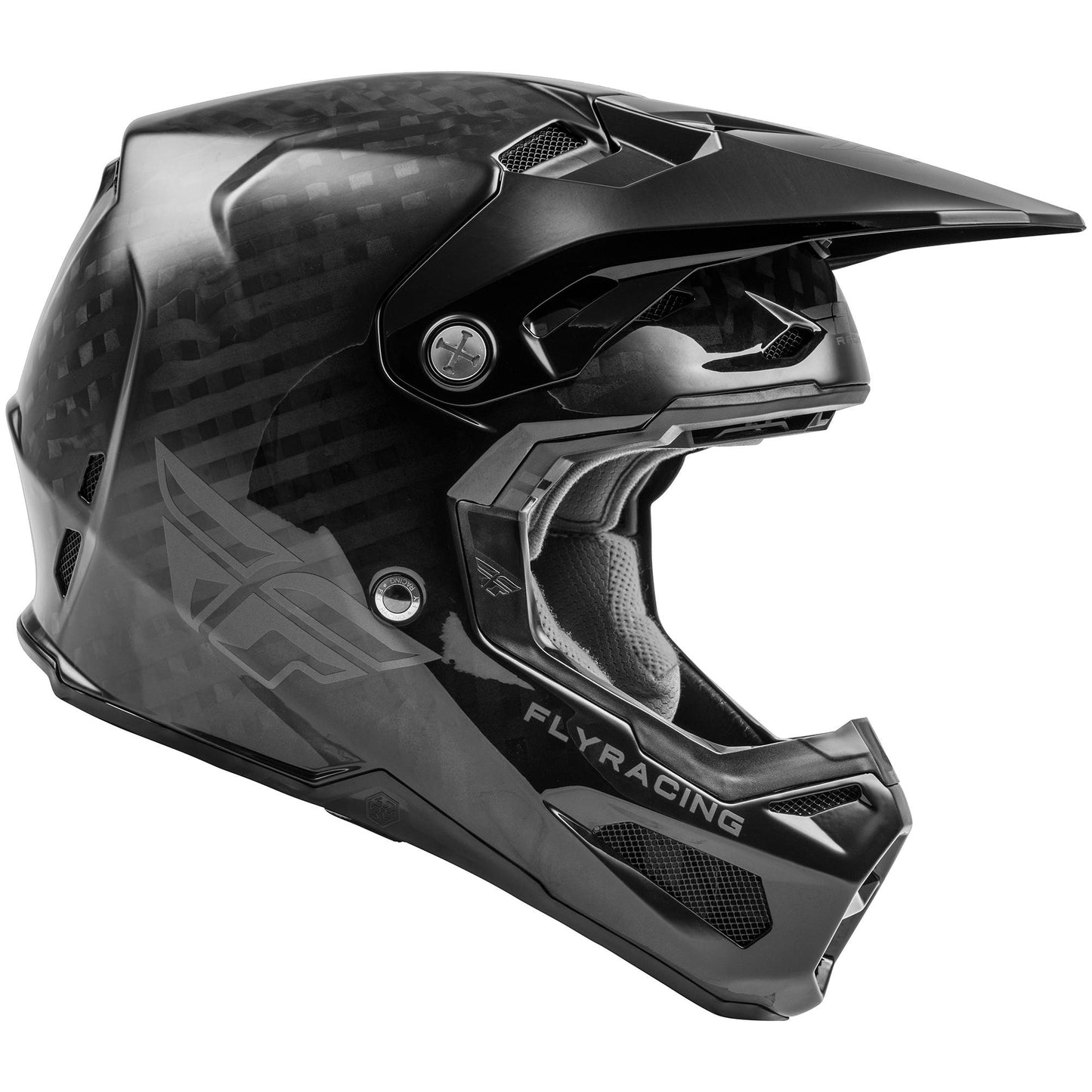 Fly Formula Solid Carbon Helmet - Black Carbon