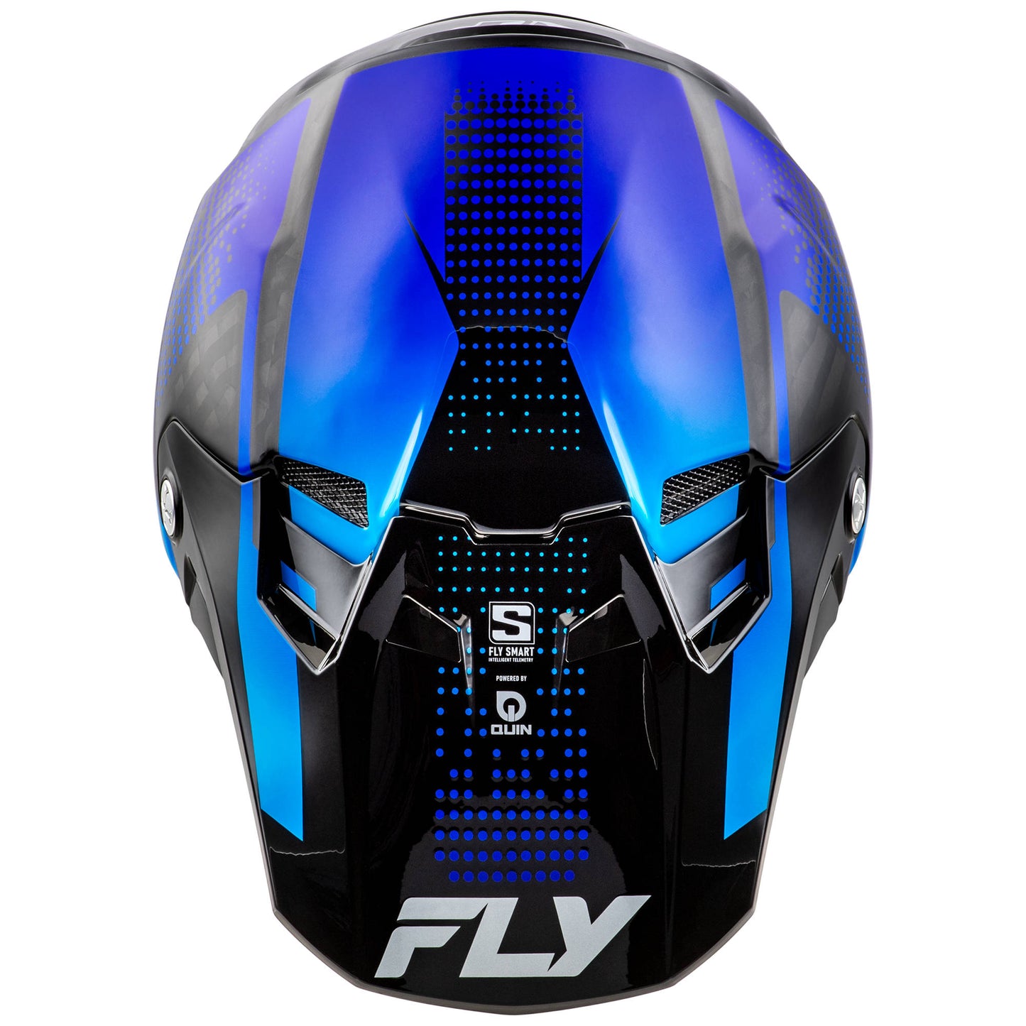Fly Formula S Protocol Carbon Helmet - Black Carbon / Blue