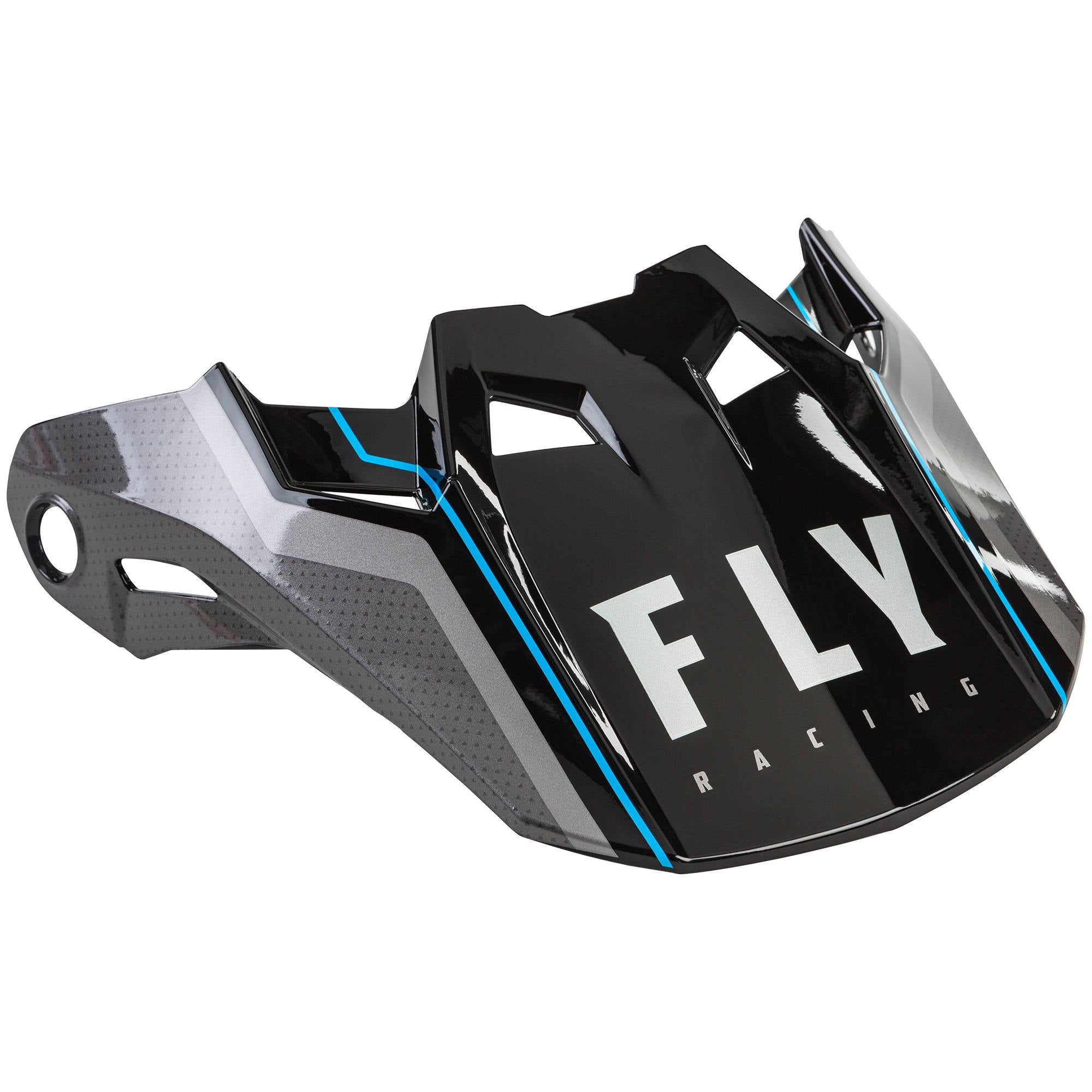 Fly Formula Axon Peak - Black / Grey / Blue – Mega Motorcycle Store