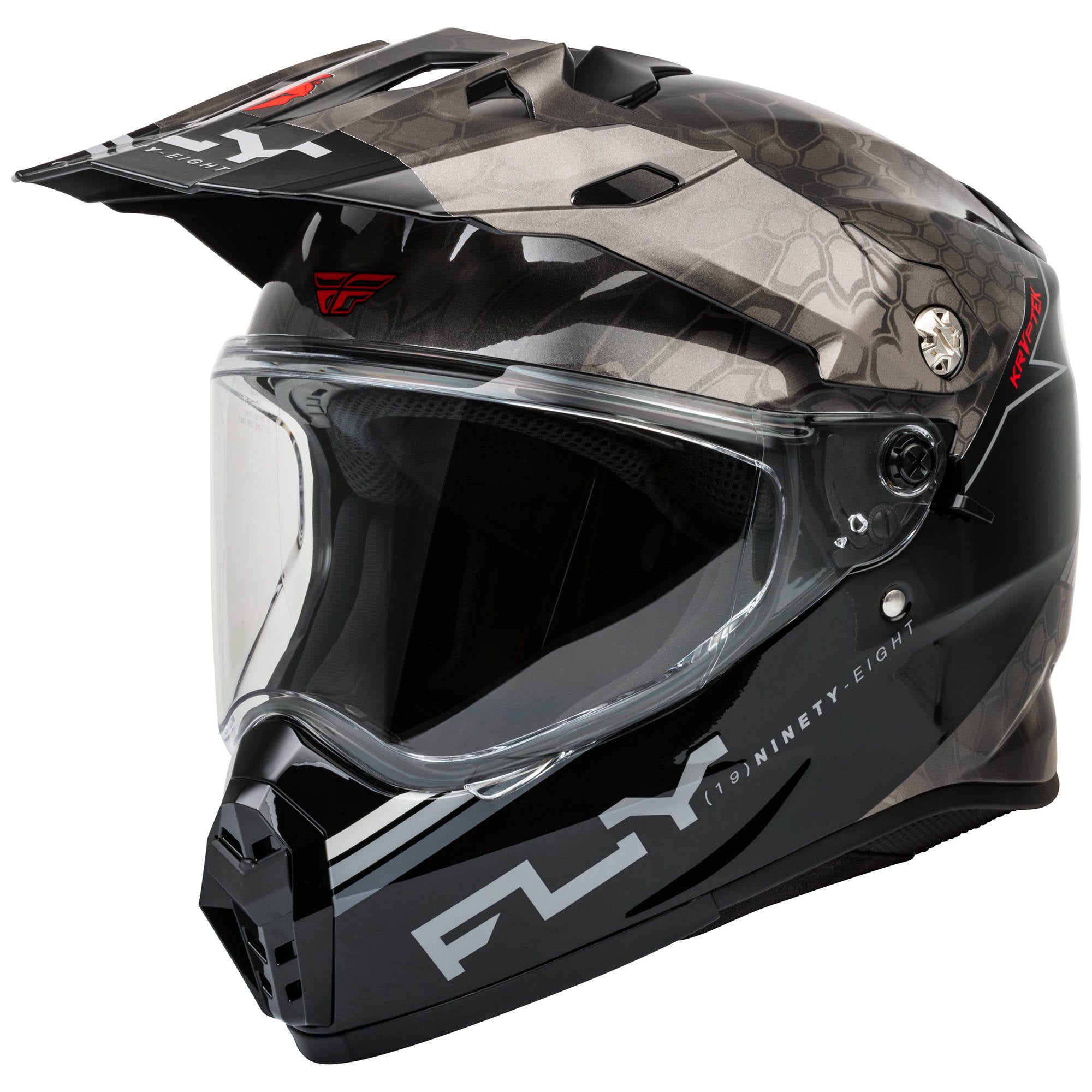 Fly Trekker Kryptek Conceal Helmet - Black / Grey / White