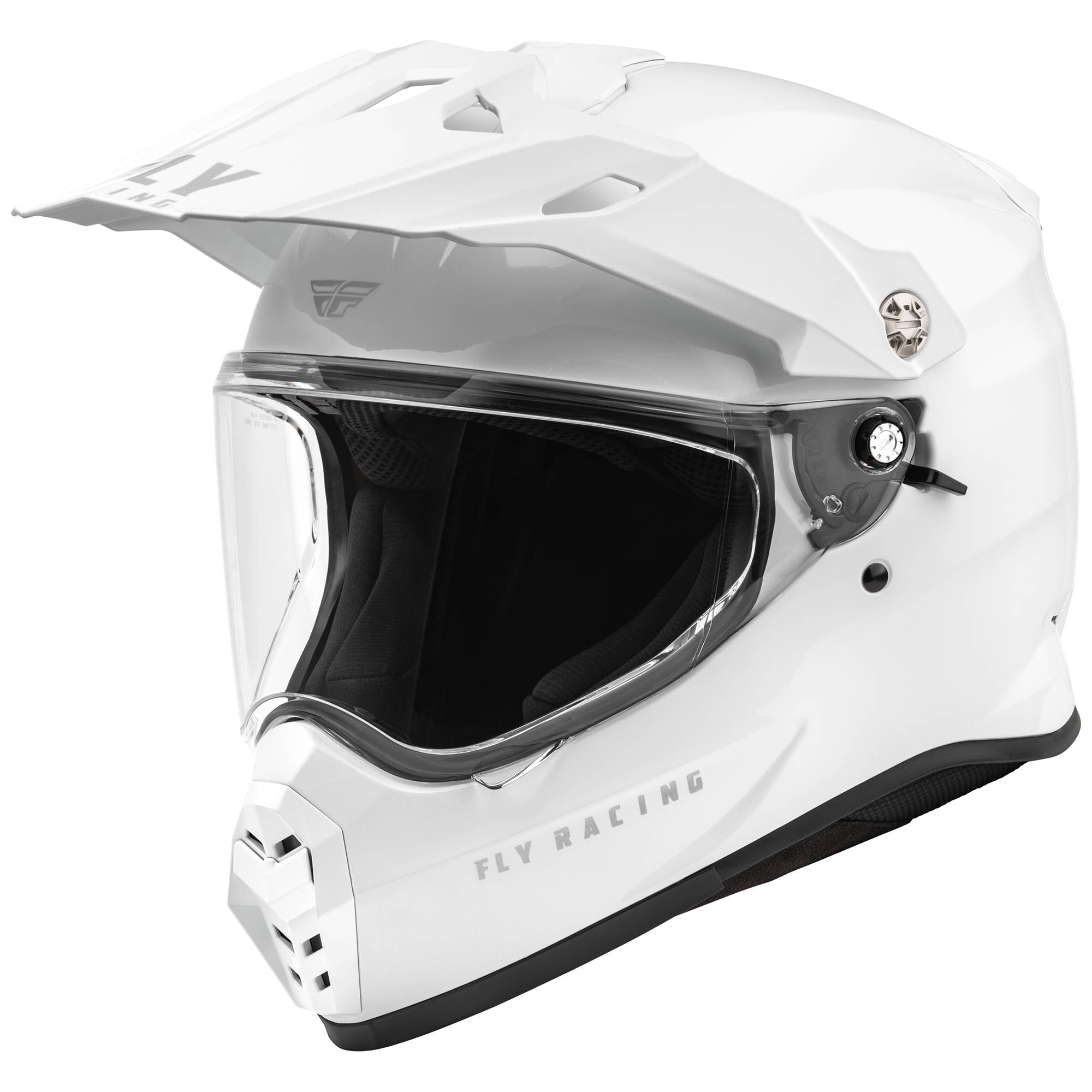 Fly Trekker Solid Helmet - White