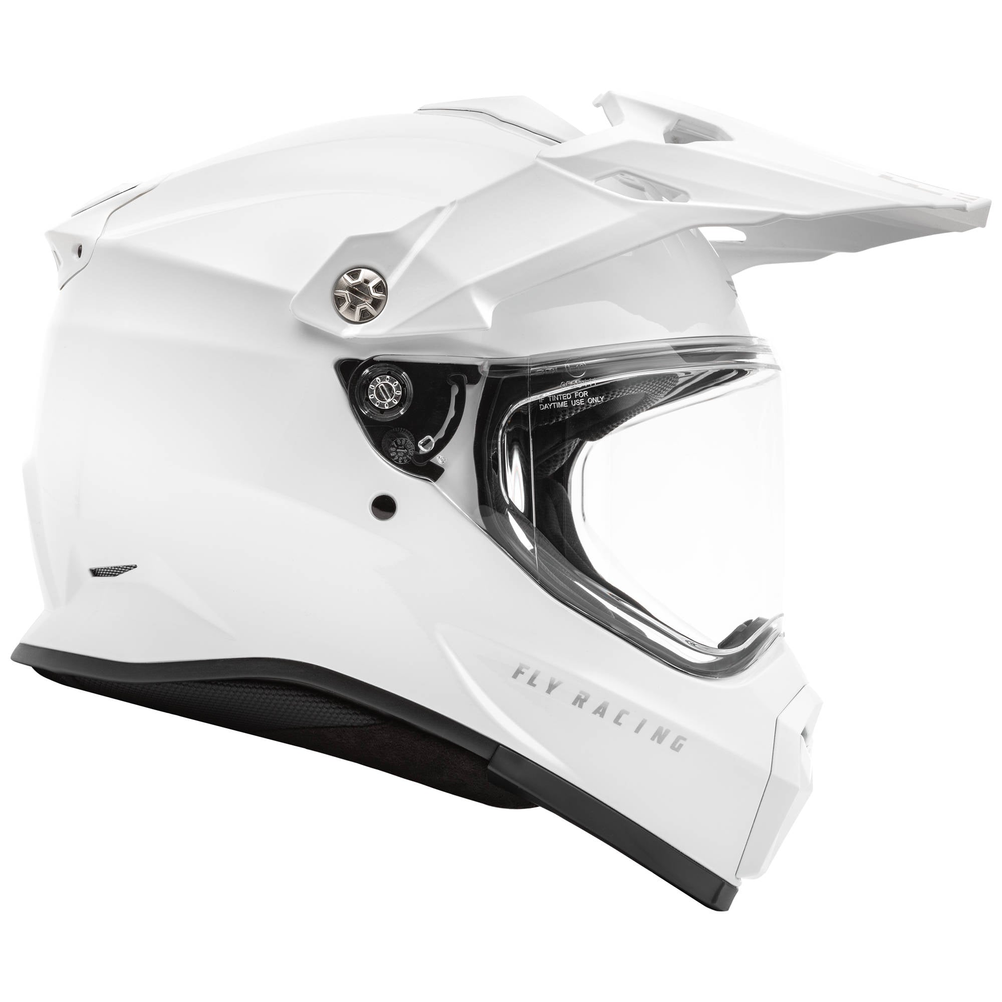 Fly Trekker Solid Helmet - White